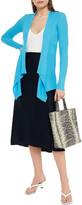 Thumbnail for your product : Cotton By Autumn Cashmere Draped Ribbed Cotton Cardigan