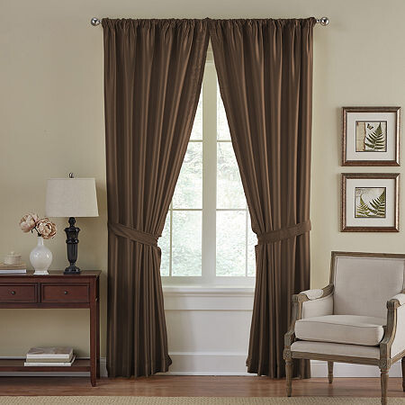 Elrene Home Fashions Versaille Rod Pocket Light-Filtering Single Curtain Panel