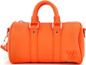 Leather small bag Louis Vuitton Orange in Leather - 19713578