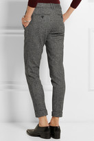 Thumbnail for your product : Burberry Wool-blend tweed tapered pants