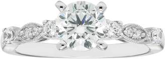 Boston Bay Diamonds 14k White Gold 1 1/5 Carat T.W. IGL Certified Diamond Engagement Ring