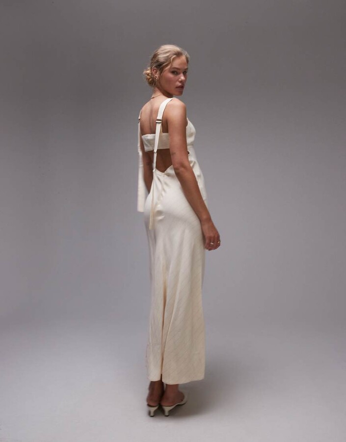 Topshop Women's White Dresses ShopStyle UK