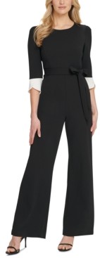 dkny black jumpsuit