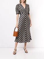 Thumbnail for your product : Rebecca Vallance Nautique woven midi dress