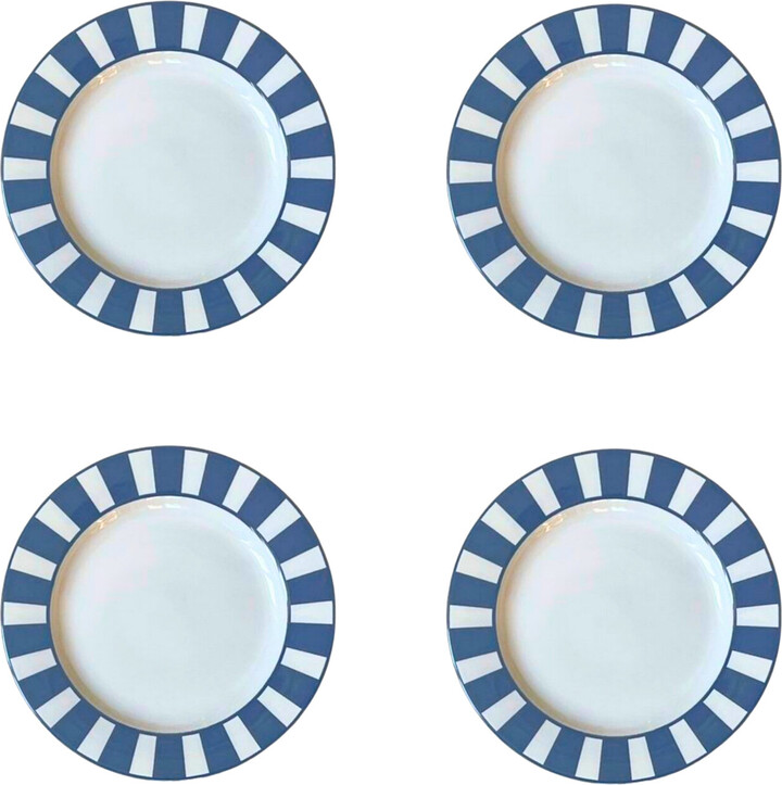 THE LINO of-Four Stoneware Dinner PlatesLINO