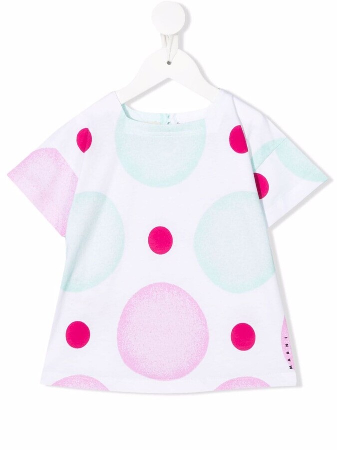Saks Fifth Avenue Clothing T-shirts Short Sleeved T-Shirts Baby Girls Magic City Polka Dot Print Flutter T-Shirt 