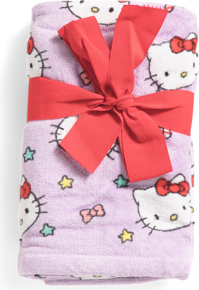 TJMAXX Set Of 2 Candycane And Stars Hand Towels, Cotton