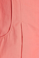 Thumbnail for your product : BA&SH Aris pleated belted cotton shorts