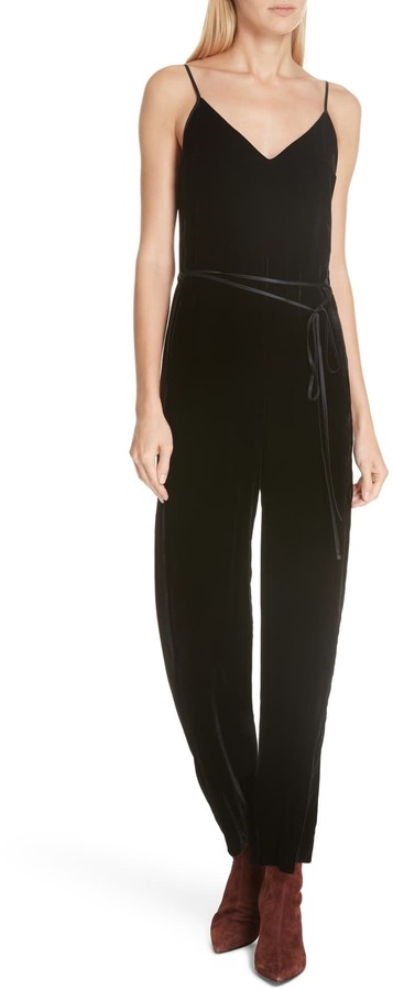 rag and bone velvet jumpsuit