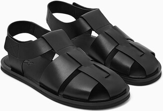 COS Leather Fisherman Sandals - ShopStyle