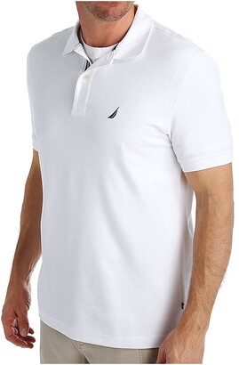Nautica Men's Short Sleeve Solid Deck Polo Shirt
