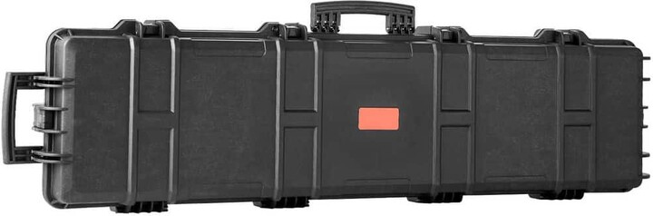 SKYSHALO Rifle Case, with 3-Layers Fully-protective Foams, 54.3 in. Black Backpack, IP67 Waterproof Crushproof