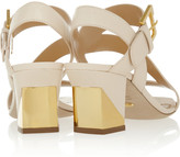 Thumbnail for your product : Sergio Rossi Textured-leather sandals