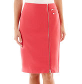 Thumbnail for your product : JCPenney Worthington Asymmetric-Zip Pencil Skirt