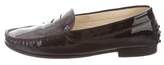 Thumbnail for your product : Tod's Patent Leather Round-Toe Loafers