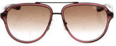Thumbnail for your product : Bottega Veneta Gradient Aviator Sunglasses