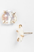 Thumbnail for your product : Melissa Joy Manning Biwa Pearl Stud Earrings