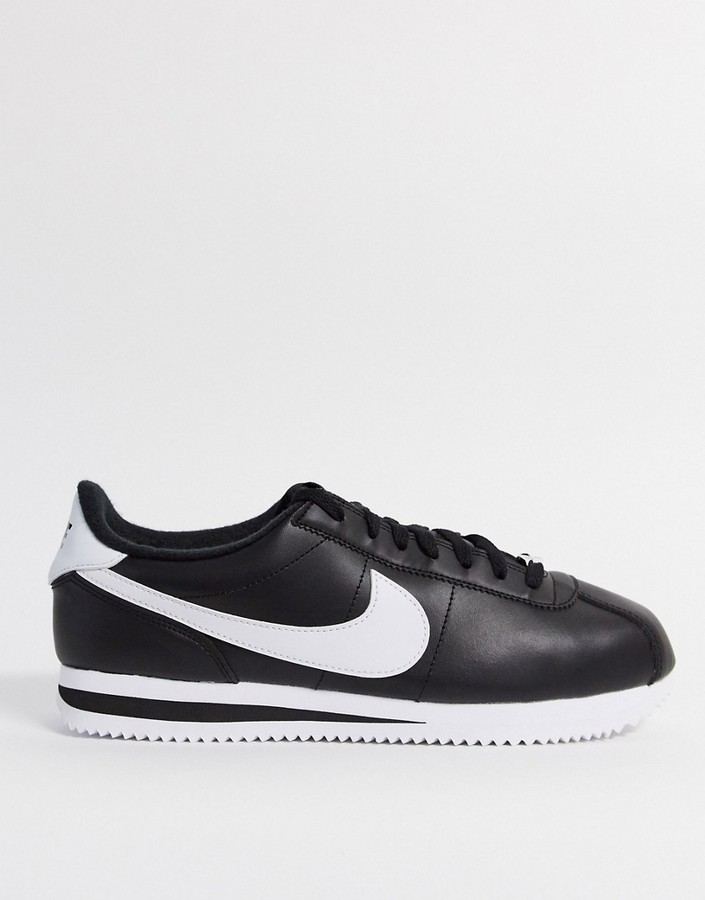 black cortez trainers