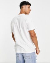 Thumbnail for your product : Abercrombie & Fitch cross chest logo relaxed fit t-shirt in white