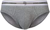 Thumbnail for your product : Dolce & Gabbana striped logo waistband briefs
