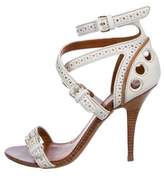 Thumbnail for your product : Givenchy Leather Crossover Sandals