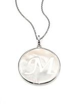 Thumbnail for your product : Ippolita Mother-Of-Pearl & Sterling Silver Large Initial Charm