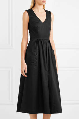 Co Cotton Midi Dress - Black