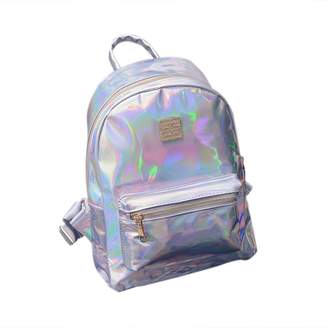 ShiningLove Girls Shiny Hologram Laser PU Shouder Bag Satchel Backpack School Daypack