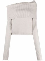Thumbnail for your product : FEDERICA TOSI Beige Wool-cashmere Blend Jumper