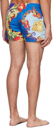 Versace Underwear Multicolor Medusa Renaissance Short Swim Shorts