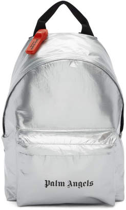 Palm Angels Silver Security Backpack