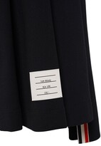 Thumbnail for your product : Thom Browne 4 Bar pleated nylon skirt