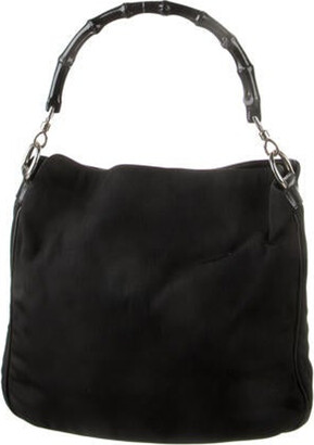 Black Nylon Hobo Bag | ShopStyle