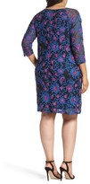 Thumbnail for your product : Adrianna Papell Plus Size Women's Marrakesh Embroidered Trapeze Dress