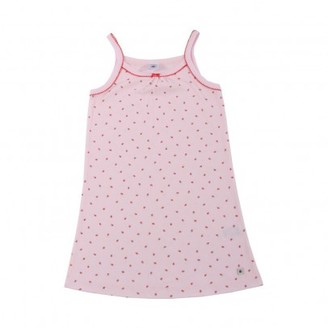 Petit Bateau Marcotte nightshirt with this straps Pale pink