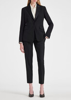 Thumbnail for your product : Paul Smith Women's Slim-Fit Black One-Button Wool Tuxedo Blazer