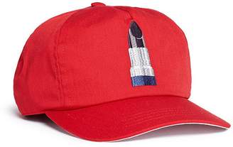 Acne Studios 'Calis Soft' embroidered lipstick unisex baseball cap