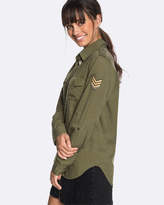 Thumbnail for your product : Roxy Womens Military Influence Long Sleeved Shirt