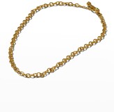 Thumbnail for your product : Elizabeth Locke Tiny Sicilian 19K Gold Link Necklace, 18"