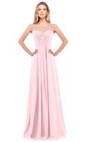 Thumbnail for your product : ThaliaDress Women's Empire Long Chiffon Bridesmaid Dress Prom Gown T15LF Wine Red US