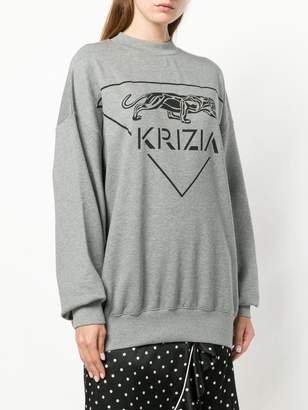 Krizia round neck sweatshirt