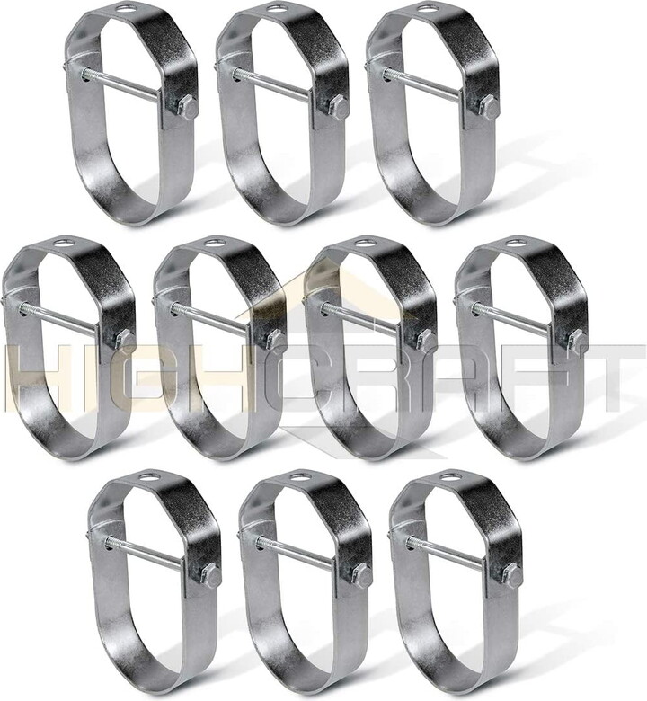 Highcraft 3/4" Clevis Hanger for Vertical Pipe Support Steel (10-Pk)