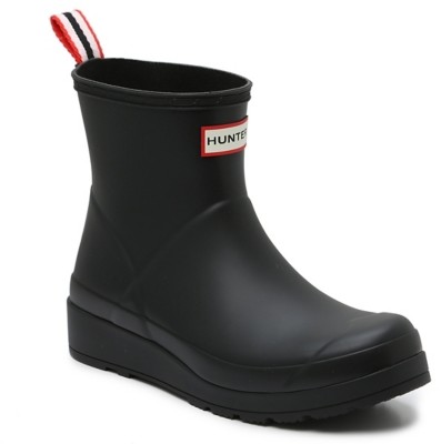 wedge rain boots