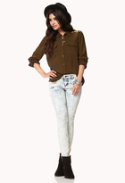Thumbnail for your product : Forever 21 Bold Acid Wash Skinny Jeans