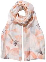 Thumbnail for your product : Oliver Bonas Crossed Wires Silk Scarf