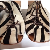 Thumbnail for your product : Vanessa Bruno Zebra print Ankle boots