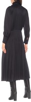 Thumbnail for your product : Saint Laurent Silk-jacquard midi dress