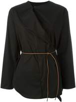 Thumbnail for your product : Fabiana Filippi belted wrap shirt