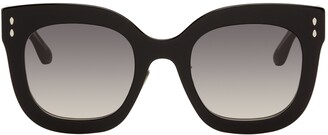 Isabel Marant Black Acetate Square Sunglasses