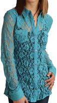 Thumbnail for your product : Roper @Model.CurrentBrand.Name Five Star Lace Blouse - Long Sleeve (For Women)